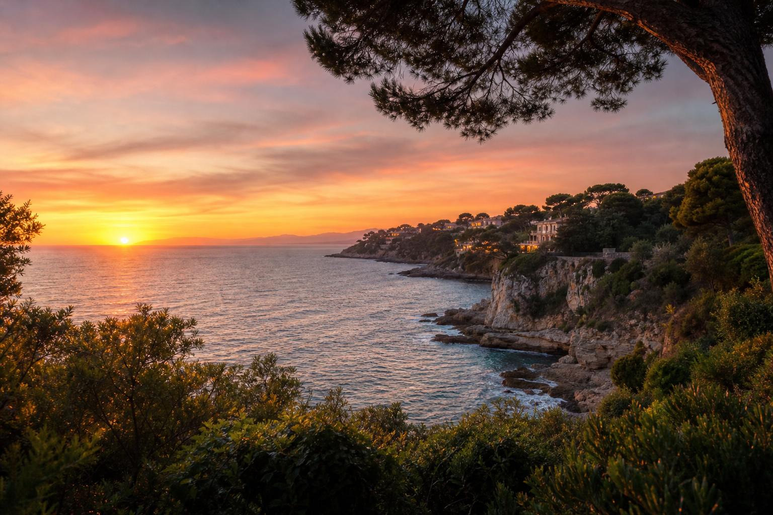 French Riviera Coastline at Cap dAntibes